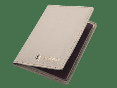 Logo trade advertising products image of: RFID passport case 1301113