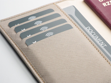 Logotrade business gift image of: RFID passport case 1301113