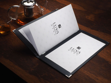 Logo trade corporate gifts image of: Menu cover Fine Dining Pro 1633319