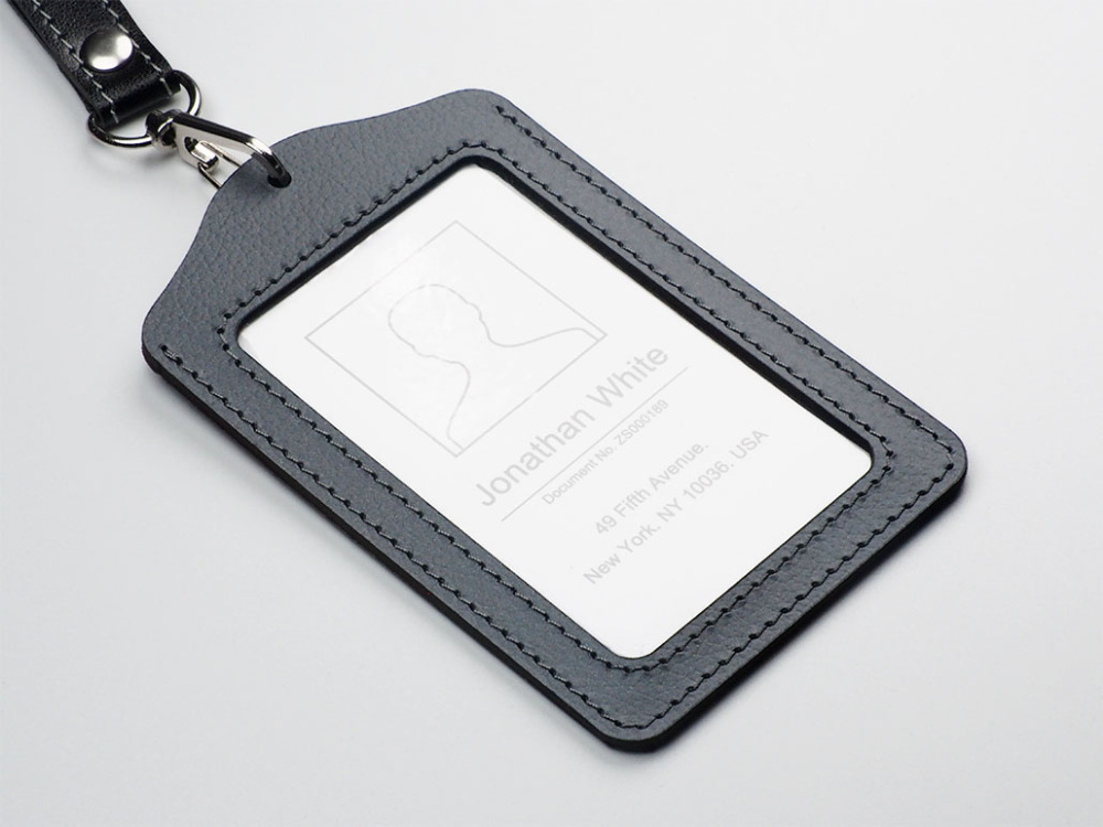 Logo trade advertising products image of: ID Badge Holder 2038319