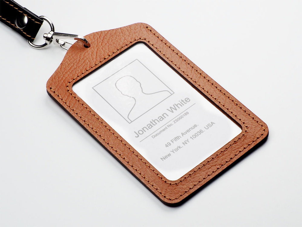 Logo trade advertising products image of: ID Badge Holder 2038318