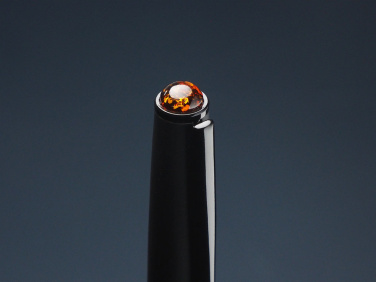 Logo trade promotional giveaway photo of: Ball pen with AMBER stone 2070036