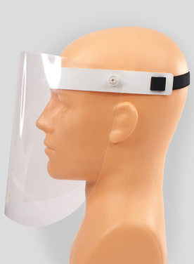 Logo trade advertising products image of: TEMIDA tilting face shield 1424162