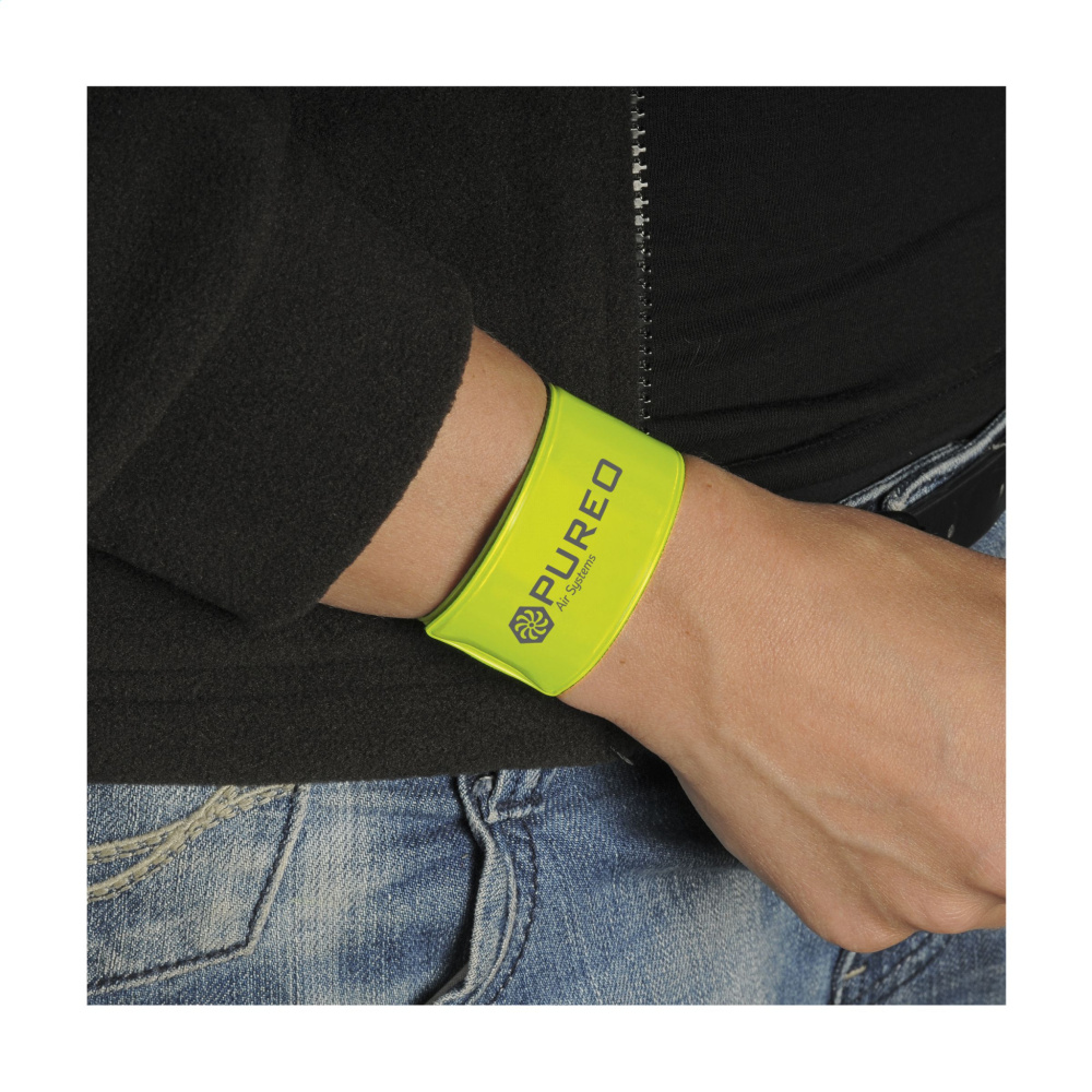 Logo trade promotional merchandise photo of: SnapWrap fluorescent armband