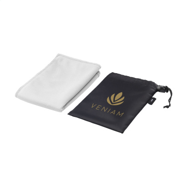 Logo trade promotional item photo of: CoolDown RPET sports cooling towel