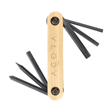 Logotrade promotional product picture of: Bamboo Black Tool multi tool