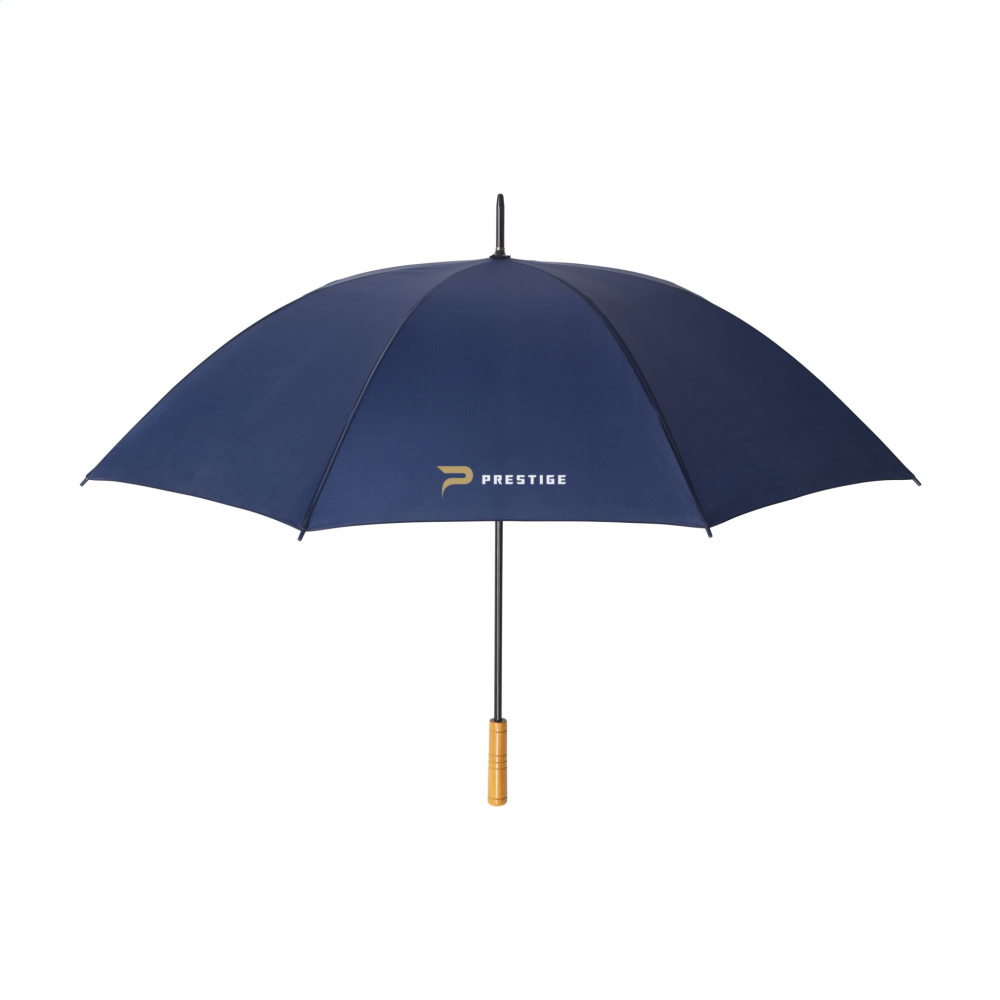 Logo trade promotional giveaways image of: BlueStorm RCS RPET umbrella 30 inch