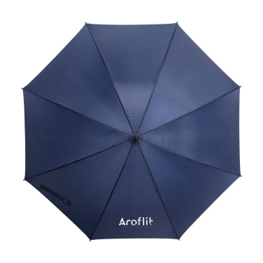 Logo trade corporate gifts picture of: BlueStorm RCS RPET umbrella 30 inch