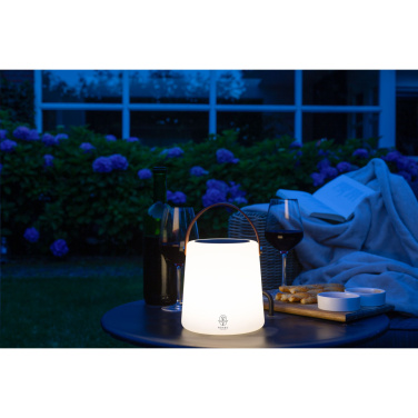 Logo trade promotional items image of: Wooosh Ziva Solar Lamp