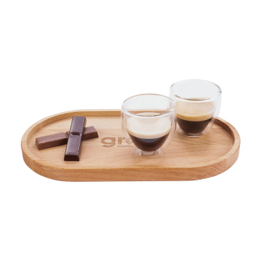 Logo trade promotional gifts image of: Harmony Serving Tray Oval