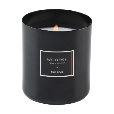 Logo trade promotional merchandise picture of: Wooosh Scented Candle True Wood X-Mas