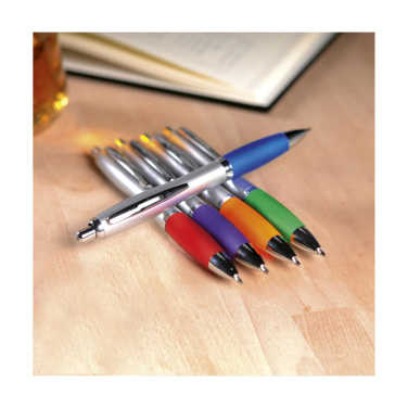 Logo trade promotional gifts image of: Athos Silver pen