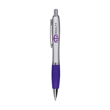 Logo trade promotional giveaways image of: Athos Silver pen