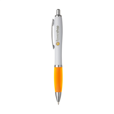 Logo trade promotional merchandise image of: Athos White pen