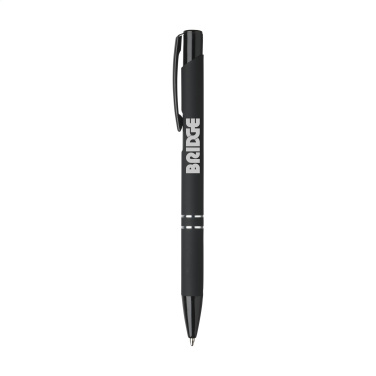 Logotrade advertising product image of: Ebony Rubberised pen