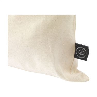 Logotrade promotional item image of: Gift Pouch Natural GRS Recycled Cotton (150 g/m²) S