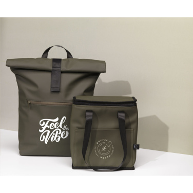 Logo trade advertising products image of: Lennon Recycled PU Cooler Bag