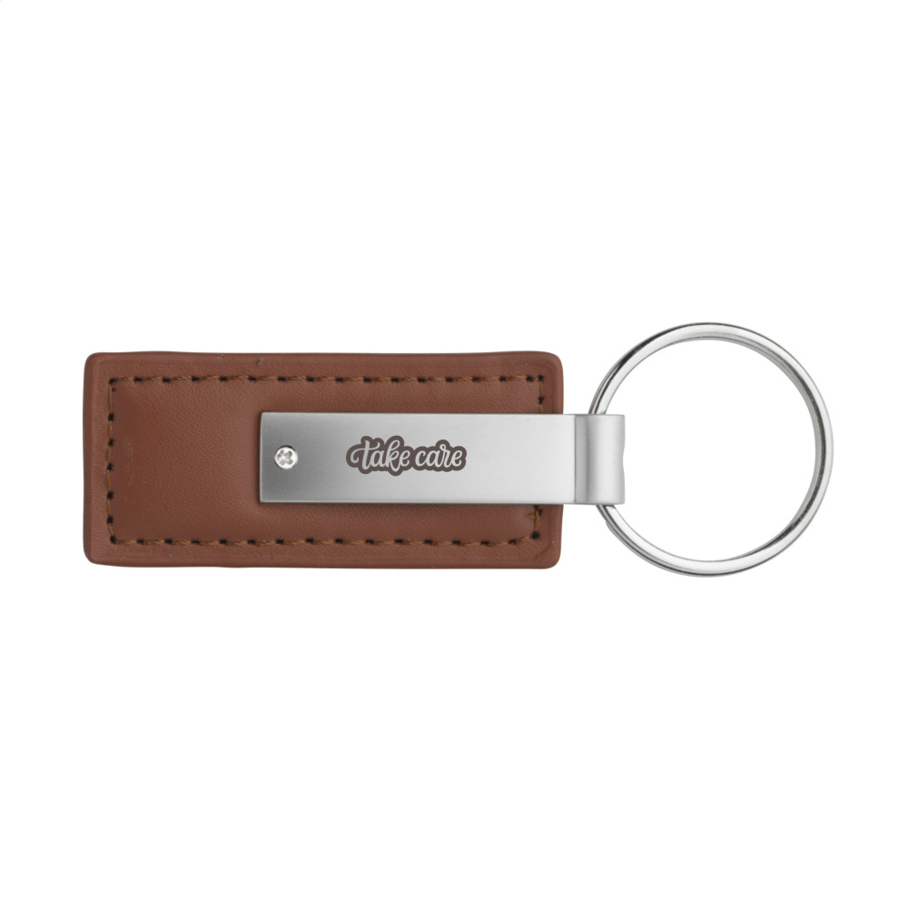 Logotrade promotional giveaways photo of: LeatherKey keyring