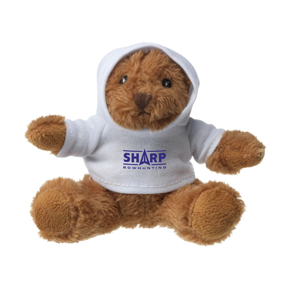 Logo trade advertising products image of: HoodedBear bear cuddle toy