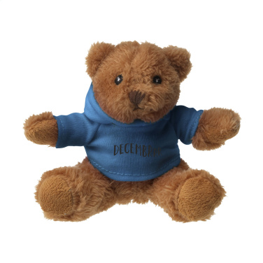 Logotrade promotional gift image of: HoodedBear bear cuddle toy