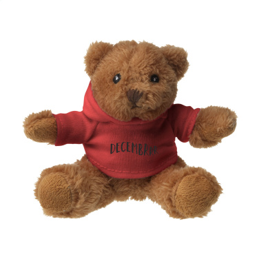 Logotrade promotional gift picture of: HoodedBear bear cuddle toy