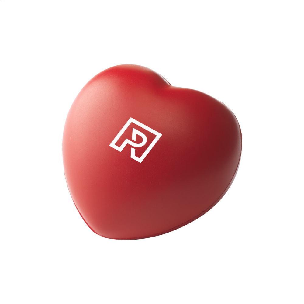 Logo trade promotional gifts picture of: Anti Stress Heart stress ball