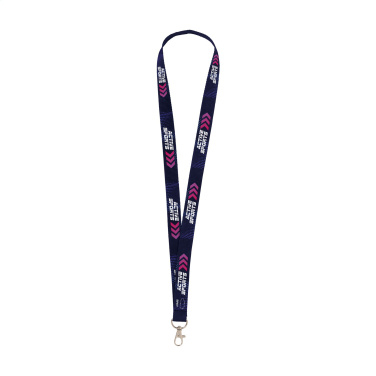 Logo trade business gifts image of: Lanyard Sublimation RPET 2 cm keycord