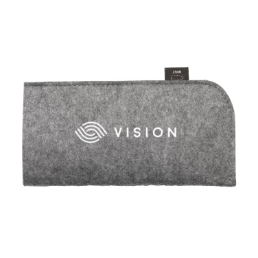 Logo trade promotional giveaways image of: Feltro GRS RPET Pouch for glasses