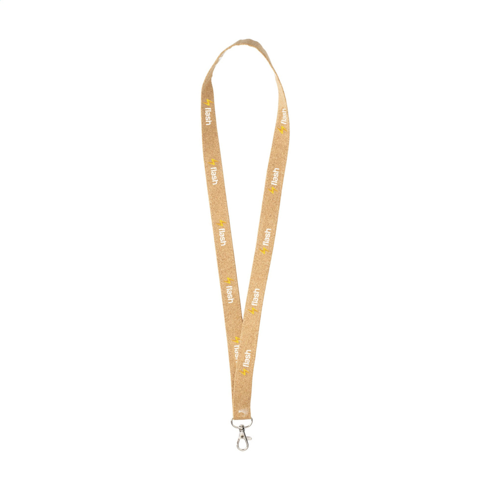 Logo trade corporate gift photo of: Lanyard Cork 2 cm keycord