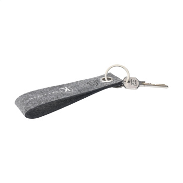 Logo trade promotional items image of: GRS RPET Felt Keyring