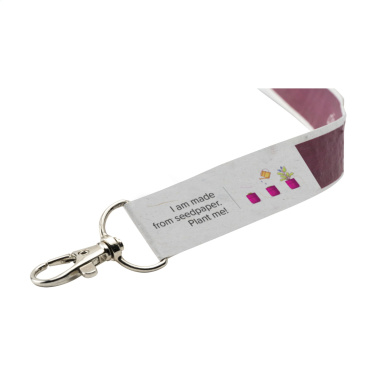 Logo trade promotional giveaway photo of: Seed Paper Lanyard 2 cm