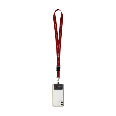 Logotrade promotional product image of: Lanyard Sublimatie Buckle RPET 2 cm with Patch keycord