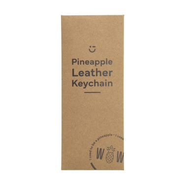 Logo trade promotional giveaways picture of: Vegan Pineapple Leather Keyring