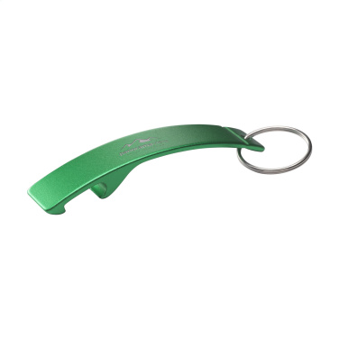 Logotrade corporate gifts photo of: Alu Opener GRS Recycled keyring