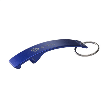 Logotrade business gift image of: Alu Opener GRS Recycled keyring