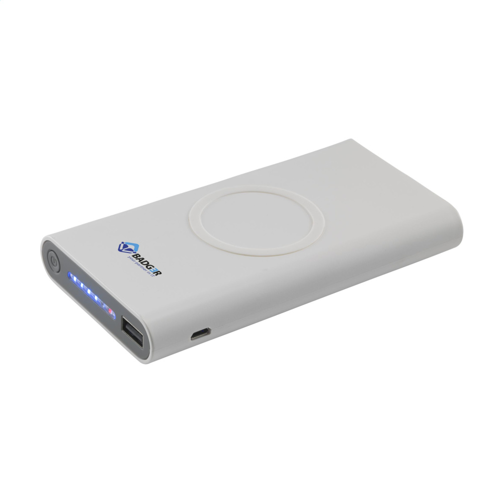 Logo trade corporate gift photo of: Wireless Powerbank 8000 C wireless charger