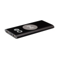 Aluminium 8000 Wireless Powerbank wireless charger, black