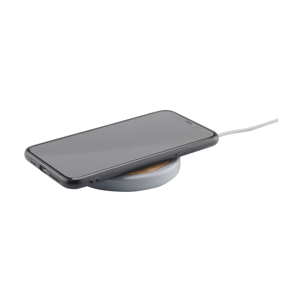 Logo trade promotional merchandise image of: Lidos Stone ECO 10W Wireless Charger