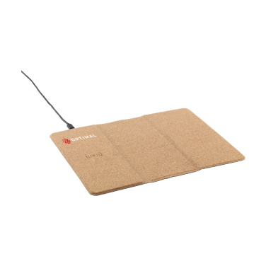 Logotrade promotional giveaway picture of: Cork Wireless Charging Mousepad