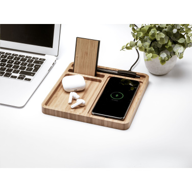 Logo trade corporate gifts picture of: Bamboo Organizer charger