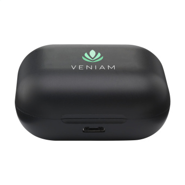 Logo trade promotional items image of: Aron TWS Wireless Earbuds in Charging Case