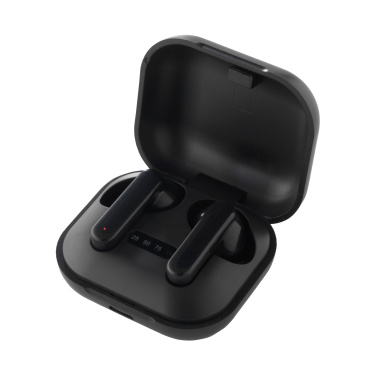 Logo trade promotional giveaway photo of: Aron TWS Wireless Earbuds in Charging Case