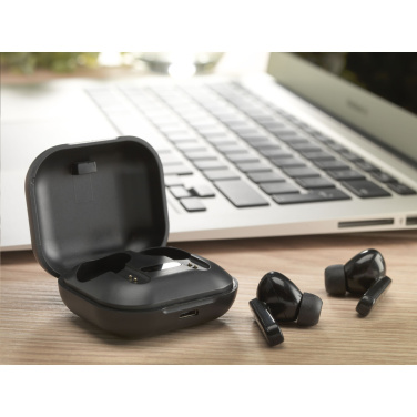 Logotrade advertising product image of: Aron TWS Wireless Earbuds in Charging Case