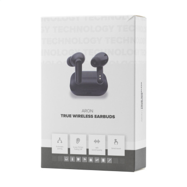 Logotrade promotional gifts photo of: Aron TWS Wireless Earbuds in Charging Case