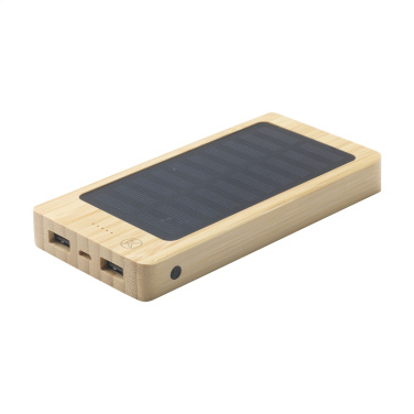 Logotrade promotional giveaways photo of: Solar Powerbank 8000+ Wireless Charger