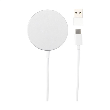 Logo trade promotional giveaways image of: Force MagSafe 10W Recycled Wireless Charger