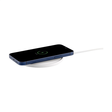 Logotrade promotional product picture of: Coil RCS Recycled Wireless Charger