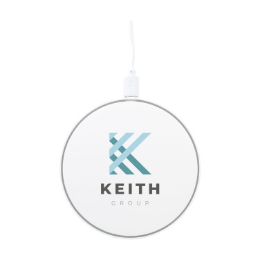 Logo trade promotional products picture of: Coil RCS Recycled Wireless Charger