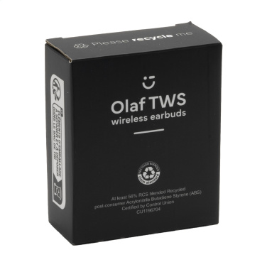 Logo trade promotional product photo of: Olaf RCS TWS Wireless Earbuds