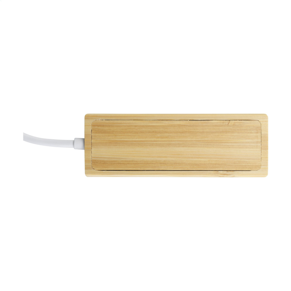 Logotrade promotional giveaway image of: Bamboo USB Hub